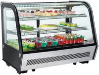 Diverso By Diamond Tafelmodel Koelvitrine, 3 Niveaus, Gebogen Glas - WR-DR16-B6