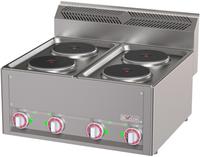 Diverso By Diamond Elektrisch Kookfornuis 4 Platen, -Top - WR-E4PT-18