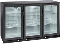 Diverso By Diamond Gekoelde Flessenkoeler "achterbar" Geventileerd, 3 Glazen Klapdeuren - WR-TAB3-B3