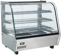 Diverso By Diamond Verwarmde Tafelvitrine, 3 Niveaus, Gebogen Glas - WR-VH12-P2