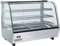 Diverso By Diamond Verwarmde Tafelvitrine, 3 Niveaus, Gebogen Glas - WR-VH16-G6