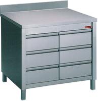 Diamond Werktafelkast met 6 Laden GN 1/1 - TACS107/U-D