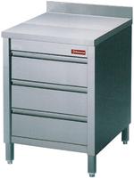 Diamond Werktafelkasten met 3 Laden GN 1/1 - TACS67/B-D
