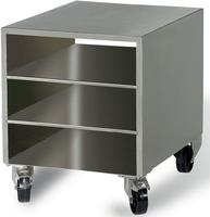 Diamond R.V.S. steun kast voor vacuummachine, op wielen, verwijderbaar | VCM/ND