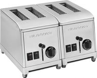 MilanToast Broodrooster Professional - 4 Sleuven - 420044