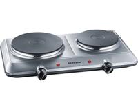 Elektrische Kookplaat dubbel | 1x ⌀15cm en 1x ⌀18cm | 1000 en 1500 W | Severin DK 1014