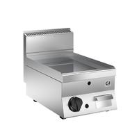 Gastro-Inox 650 Hp Gasbakplaat Met Glad Geslepen Speciaal Stalen Plaat, 40cm, Gastro-Inox 160.042