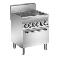 Mareno M1-600 Keramische Kookplaat met 4 Kookzones en Heteluchtoven, 70cm - V6FEV7E