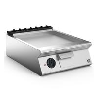 Gastro-Inox 700 Hp Elektrische Bakplaat Met Gladde Geslepen Stalen Plaat, 60cm, Gastro-Inox 170.138