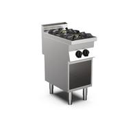 Mareno M0-700 Line Gaskooktoestel, 2 Branders, 40cm - Gastro-Inox 170.401