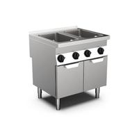 Mareno M0-700 Line Elektrische Pastakoker 80cm, 2x GN1/1, 2x 28 Liter, Staand Model - Gastro-Inox 170.454