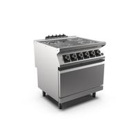 Mareno M1-700 Keramische Kookplaat Met 4 Kookzones En Elektrische Heteluchtoven - 80cm -  171.146