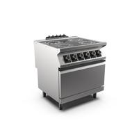Mareno M1-900 Keramische Kookplaat Met 4 Kookzones En Elektrische Oven - 80cm -  191.145