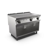 Mareno M1-900 Gasbakplaat Met Gladde Mat Verchroomde Plaat - 120cm -  191.227