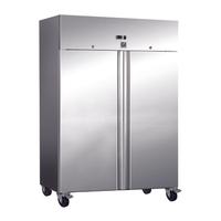 Gastro-Inox RVS Koeling 1200 Liter, Geforceerd Gekoeld, Gastro-Inox 201.014