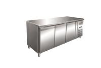 Gastro-Inox RVS GN Vrieswerkbank met 3 Deuren, Geforceerd Gekoeld - 202.231