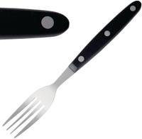 Olympia steakvork zwart heft per 12 stuks | C135