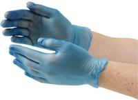 Vinyl Handschoenen Blauw | Poedervrij | S | Vogue | CF403-S