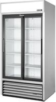 True Staande Dubbele Deur Merchandising Koelkast Aluminium Gdm-33-Hc-Ld - GDM-33-HC-LD ALU