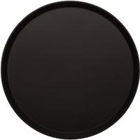 Cambro Treadlite rond antislip glasvezel dienblad zwart 35,5cm | DB003