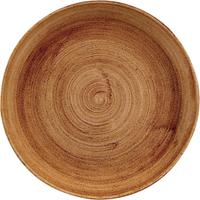 Churchill Stonecast Patina Vintage Copper Evolve Coupe Bord 28.6 cm Pak van 12 - DR660