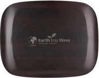 Roltex Wave dienblad donker houtnerf 46x36cm |  DS030