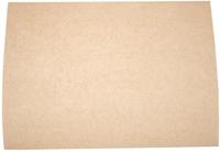 Vegware composteerbaar ongebleekt vetvrij papier 38x27,5cm | DW631