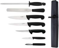 Hygiplas 7-delige starterset met 20,5cm koksmes en foudraal | F222