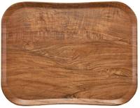 Cambro Century Dienblad Bruin Olijfhout Dessin 36 X 46cm, Gastronoble Fe490