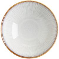 Olympia Drift Grijze Coupéschalen met Reliëf, 205 mm (pak van 4) - FU198