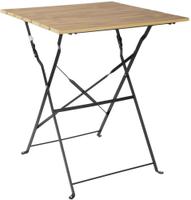 Bolero Perth Bestrating Stijl Vierkante Tafel Houteffect - FU538