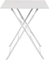 Bolero vierkante opklapbare stalen tafel grijs 60cm | GK988