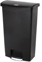 Rubbermaid Slim Jim Front Step pedaalemmer 68ltr zwart - GL034