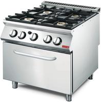Gastro M gaskooktoestel met gasoven 70/80 CFGB | GL928