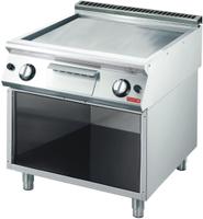 Gastro M gas bakplaat verchroomd 70/80 FTGS-FR | GL937
