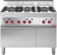 Gastro M 650 gasfornuis met elektrische heteluchtoven 65/110 CFGE |  GN049