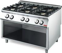 Gasfornuis met 6 branders VS70/120PCG | Gastro M 700 | GN082