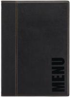 Securit menumap Trendy A4 zwart | H713