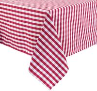 Mitre Comfort Gingham tafelkleed rood-wit 132 x 132cm | HB582