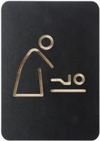 Europel Pictogram Teken Baby Zwart - HU475