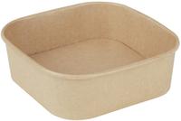 Fiesta Recyclable Fiesta Recycleerbare Vierkante Container Bodes 1000ml (Verpakking van 300) - HW016