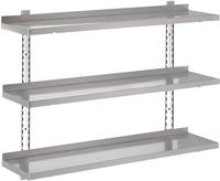 Gastro M HZ755 Gastro-M Compleet wandrek 3 niveaus 120x40cm - volledige montageset (excl. schroeven)