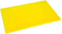 Hygiplas standaard snijplank met lage dichtheid geel | J254