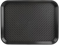 Dienblad Polypropeen, 305 x 415mm, Zwart, Olympia Kristallon, P501