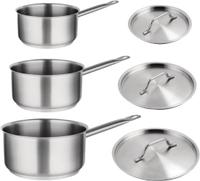 Vogue 3-Delige RVS Steelpannen Set - Vogue SA617