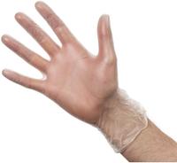 Vinyl Handschoenen | Transparant | Gepoederd | L | Vogue | Y252-L