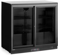 Arktic 236888 Backbar koelkast met schuifdeuren, , 158L, Zwart, 220-240V/160W, 900x520x(H)870mm