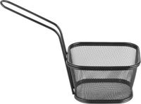 Hendi Frituurmandjes miniaturen stapelbaar zwart - 425695