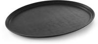 Hendi Dienblad ovaal zwart 735x600x35 mm | 508831