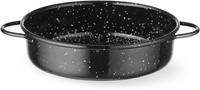 HENDI 622537 Braadpan "fuente", geëmailleerd, , Zwart, Diameter ⌀ 14 cm - Hoogte 4,5 cm
